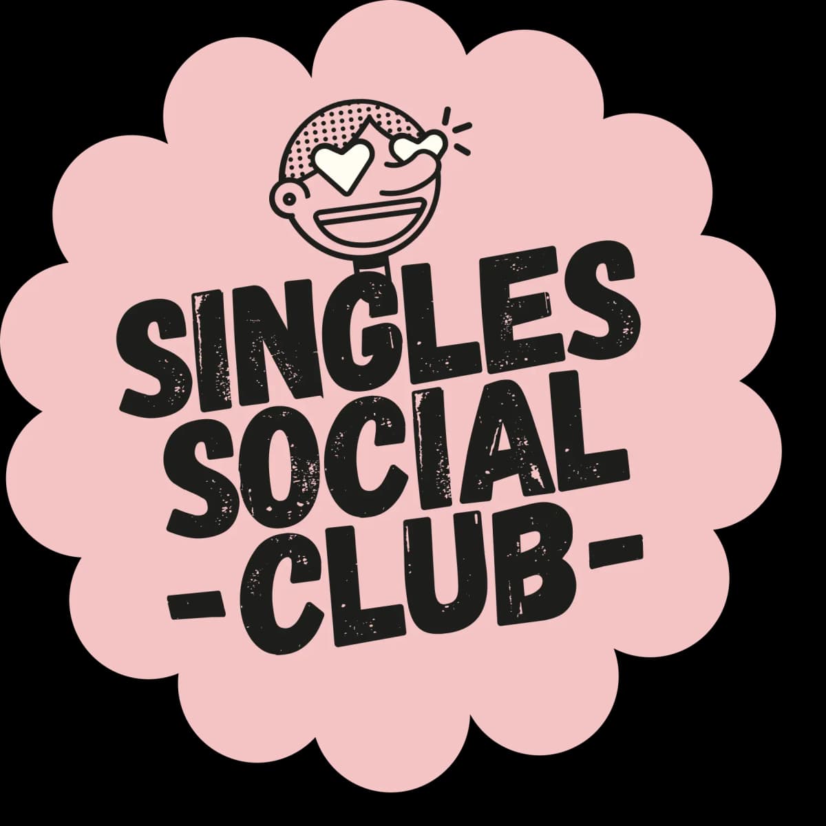 Simple line drawing of two hands reaching upward against a soft pink background, symbolizing connection and support between people